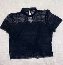 Black Lace Top