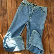 Vintage Betsey Johnson high waist straight leg jeans Rare size 4