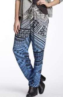 ✨ Gypsy 05 Minerva blue print drawstring pants✨