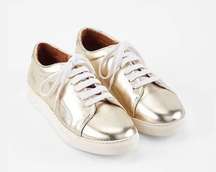 J Jill Gold Tessa Lightweight Sneakers Size 9 NEW IN BOX