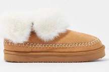 AE Fur Lined Slipper Booties