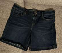 New York & Company denim shorts size 16