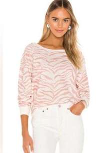 Rails Theo Sweatshirt in Blush Tiger Stripes