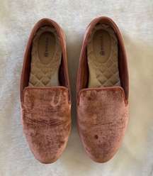 Birdies Starling Rust Velvet Loafers