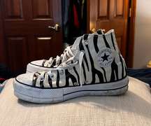 Platform Patterned High Tops