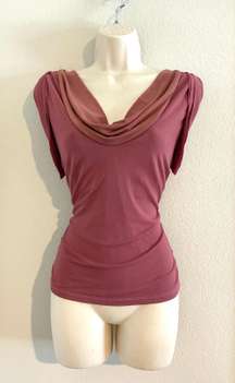 NWOT  blouse w/ built in bra. Sz L