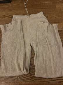 abercrombie and fitch beige linen pants 