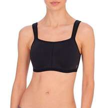 Natori Yoga Convertible Underwire Sports Bra, Black, 36C