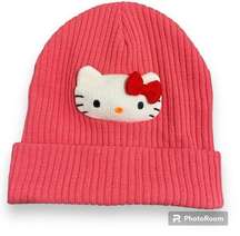 Hello Kitty Plush Peek-a-Boo Cuff Beanie