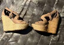 Jessica Simpson Raffia Wedges