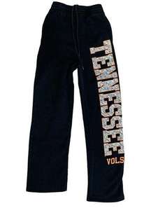 Vintage  Tennessee Vols Sweatpants Black Small Elastic Waist Drawstring