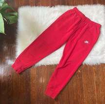 Red Nike Joggers Sweatpants Size Medium