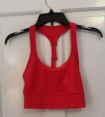 Josie natori pink/red Sports Bra NWT size XS