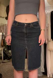 vintage  denim skirt