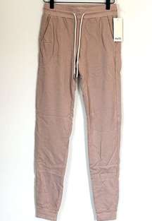 NWT MATE the Label Rose Organic Terry Classic Jogger - XS