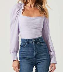 the Label Lilac Top