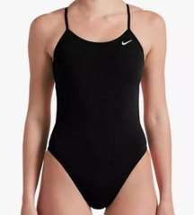 Nike Hydrastrong Black One Piece Swimsuit