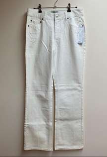 Coldwater Creek White Bootcut Signature Jeans