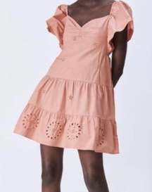 Eyelet Mini Dress