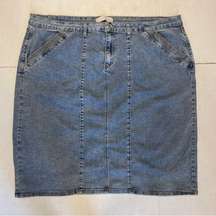 Est. 1946 Denim blue Jean skirt size 24 W