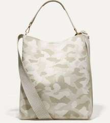 Rothy’s The Bucket Bag Khaki Camo Retired Purse Crossbody Shoulder Bag Tote Tan