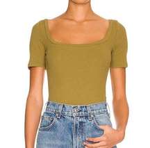 n:PHILANTHROPY Langley Olive Bodysuit Size X-Small NWT