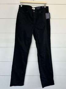 NYDJ Not Your Daughters Jeans Women’s 12 Black Marilyn Straight Jeans New NWT