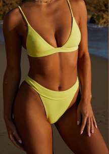 by PacSun Eco Yellow Zuma Terry Banded Bikini