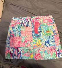 Multi-Color Patchwork Skort