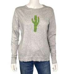 G.H. Bass & Co. Grey Cactus Sweater Size L