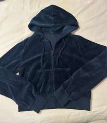 Navy Velour Tracksuit 