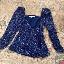 Lovers and Friends Revolve Stars Wrap Blouse Size Small