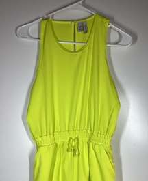 Z by Zella Getaway sleeveless Romper size XL Neon green