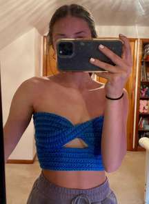 Handmade Crochet Twist Tube Top