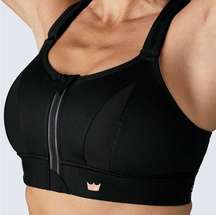 NWT SHEFIT The Ultimate Black 5 Luxe Adjustable Sports Bra