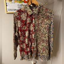 Womens long sleeve button up blouse by Coldwater Creek size large