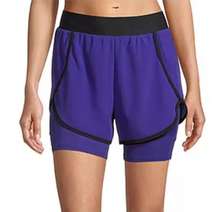 Xersion Womens Workout Shorts Size OX New Msrp $44 Tropic Violet