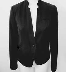 American Eagle black notch collar blazer size xs