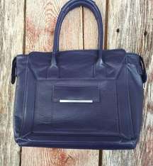 WALTER by Walter Baker Eggplant Purple Large Leather Tote Purse