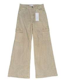 Women’s Risen Living In The Moment Cargo Jeans Khaki Size 13/31