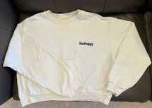 Universal Classic Crewneck Color Marshmallow Size Medium EUC