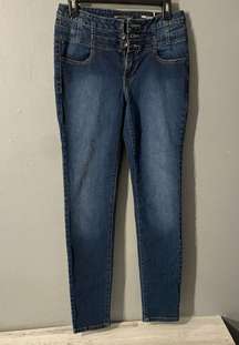 Hot Topic Love Sick Skinny Jeans Womens 9  Stretch. 2% Spandex