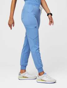 Ceil Blue High Waisted Jogger Scrubs