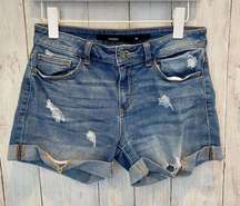 Harper Denim Cuffed Shorts