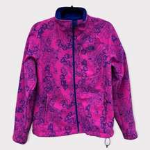 Apex Bionic Softshell Jacket Large Floral Pink Gorpcore Barbie