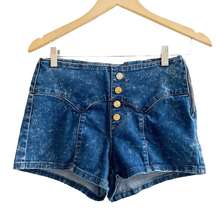 Niki Minaj High Rise Denim Shorts Size 7/8 Festival Bohemian