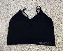 Nautica navy blue seamless bra size medium