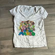 Super Mario v neck tshirt