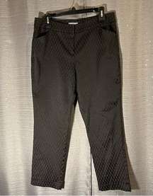 New York &‎ Company Stretch Black Slacks Size 10