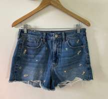 Outfitters Blue Flower Shorts